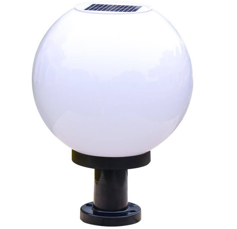 Päikesevalgusliitmike tüüp Globe Ball Kujundatud päikesetuled välituled Sammaste jaoks